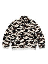 Polar Fleece Quarter Zip Jacket Snow Camo