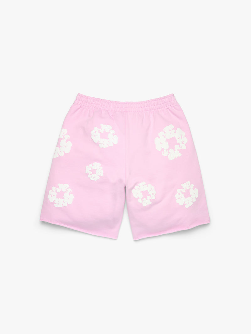 Cotton Wreath Sweatshorts Powder Pink