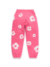 Cotton Wreath Sweatpants Pink