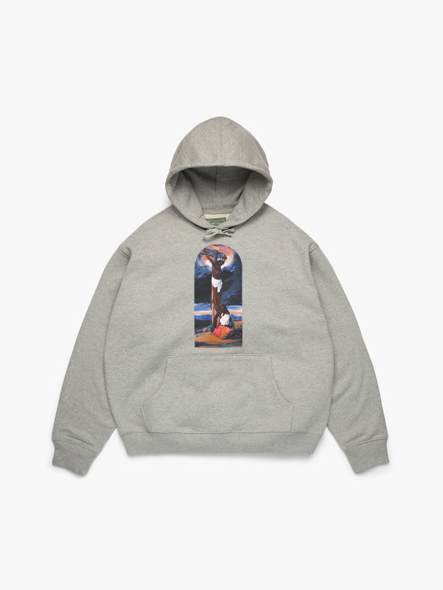 Seasonal Biblical Hoodie Grey