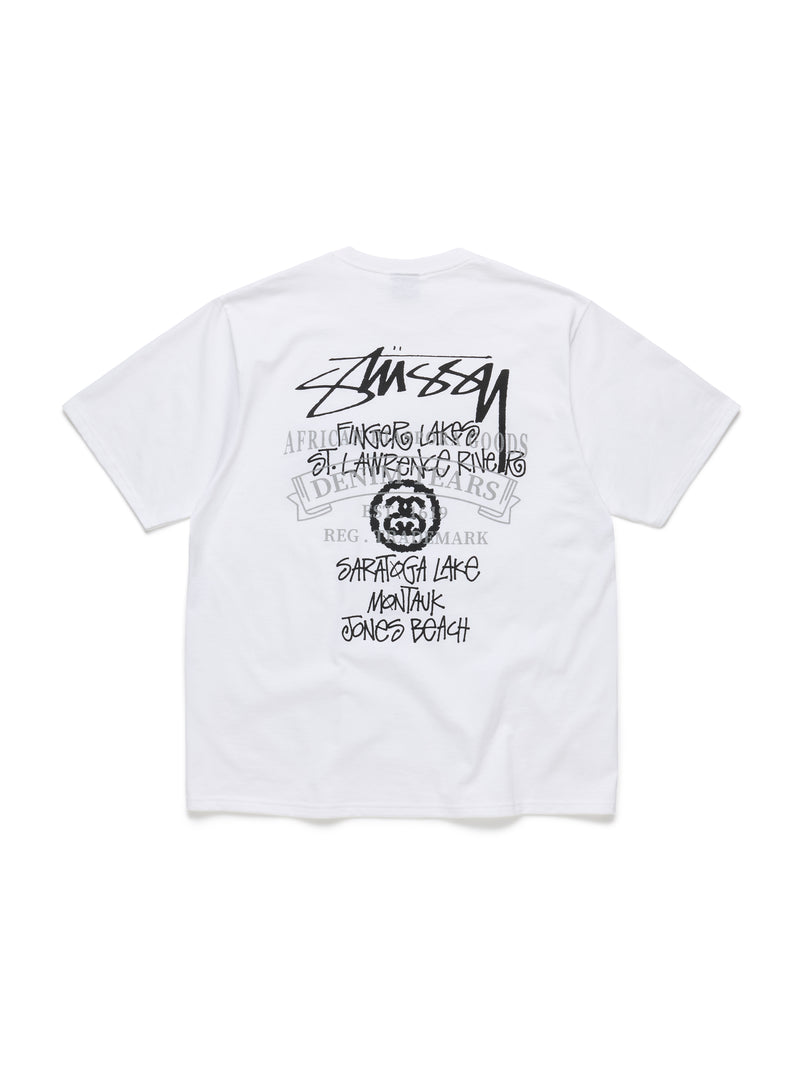 Stüssy Tears New York Fishing Tour Tee White