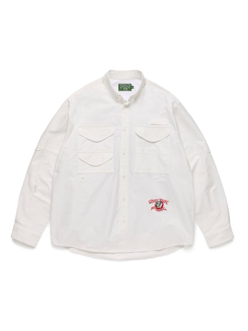 Stüssy Tears PFG Button-Up White