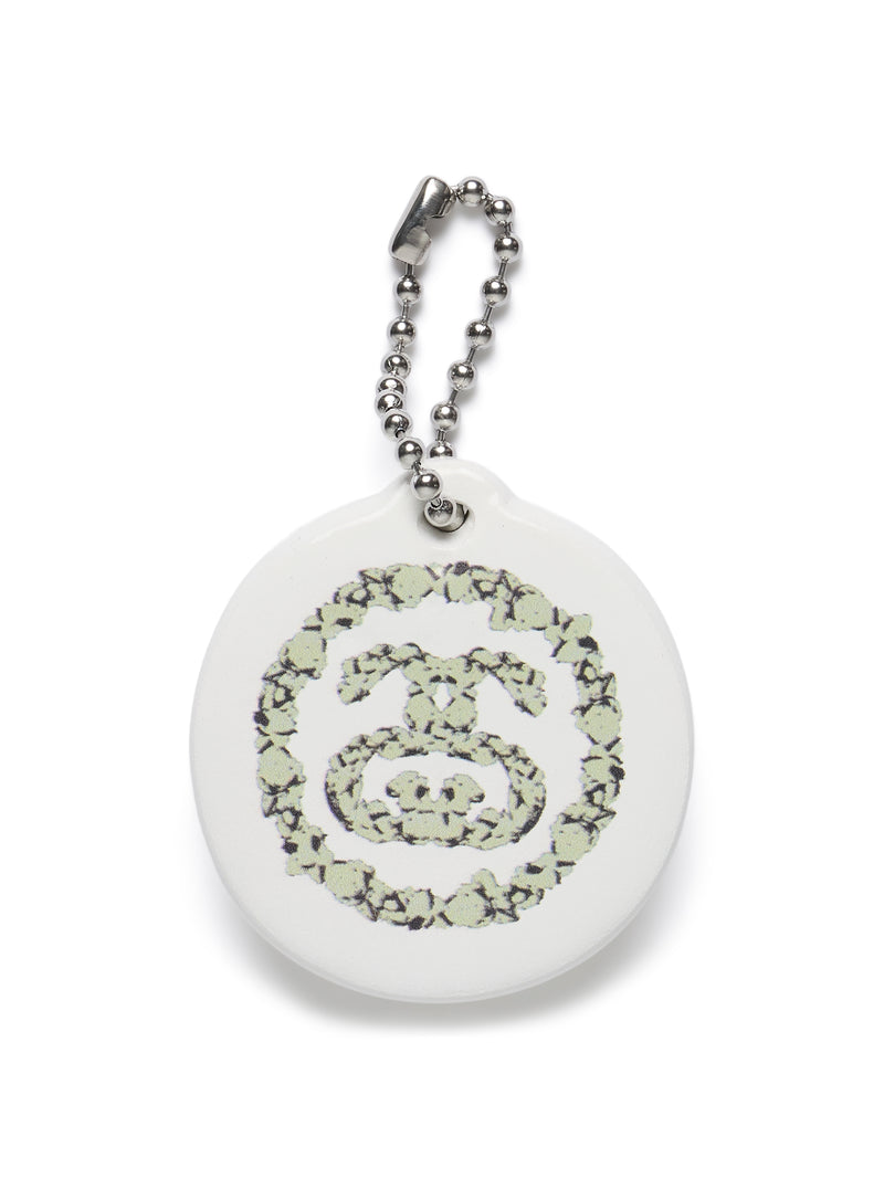 Stüssy Tears Floater Keychain White