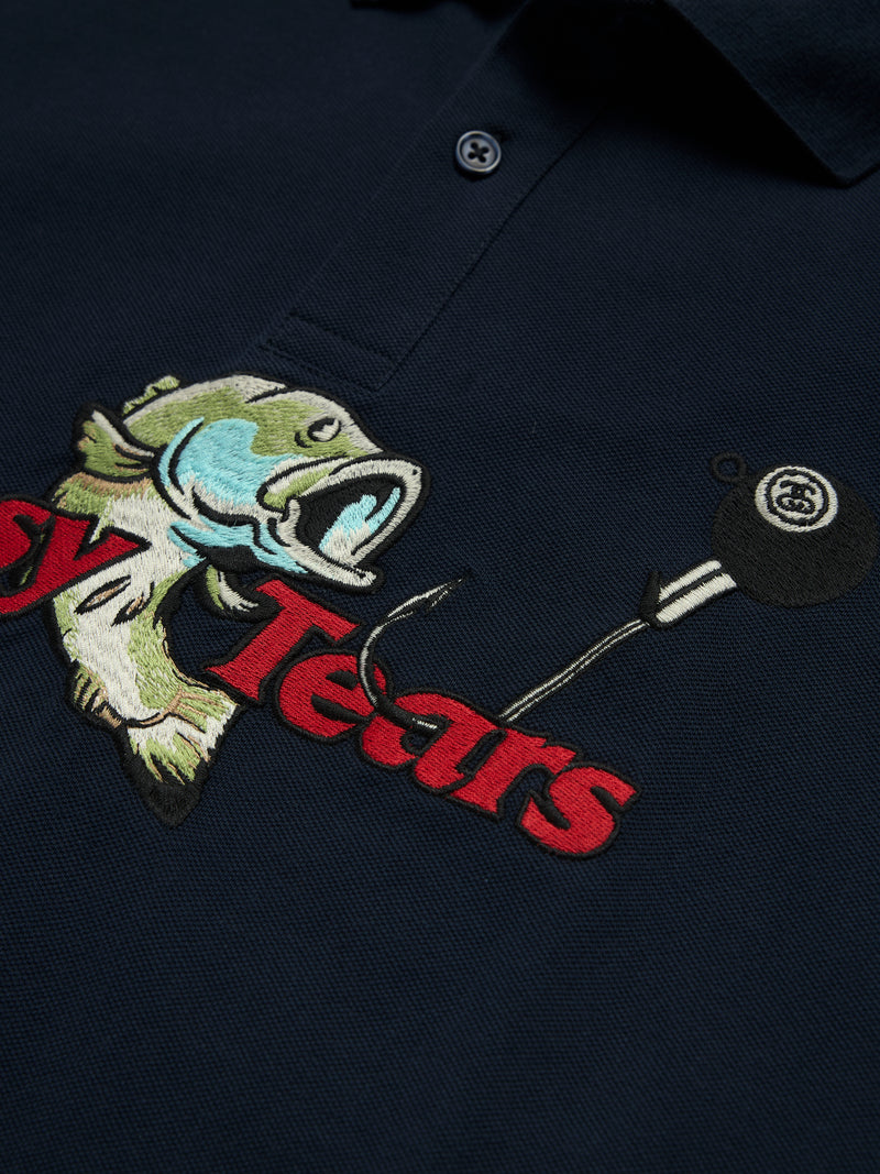 Stüssy Tears Polo Navy