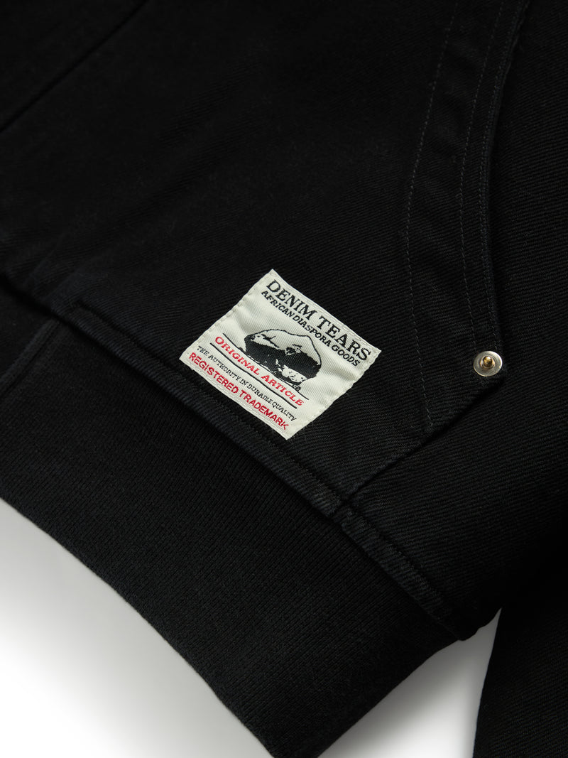 Brick Mason Workwear Zip Jacket Black
